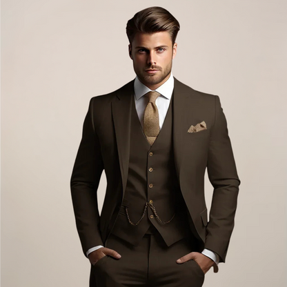 Biff | Men's Classic Tailored 3 Piece Suit