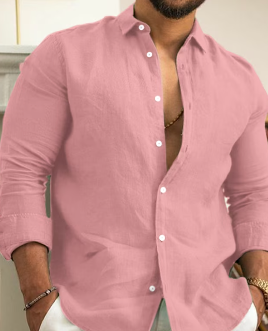 Classic Slim Fit Mens Long Sleeve Shirt
