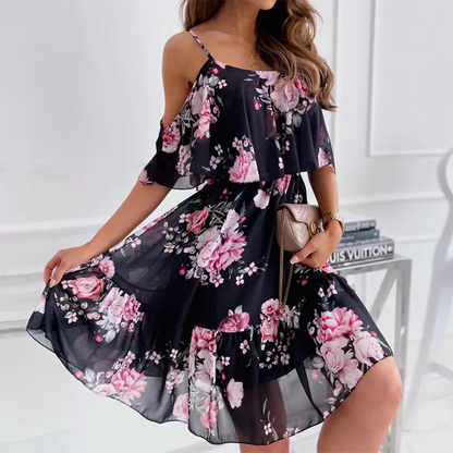 Beautiful Flower Women's Dress | Lily - ModishWorld