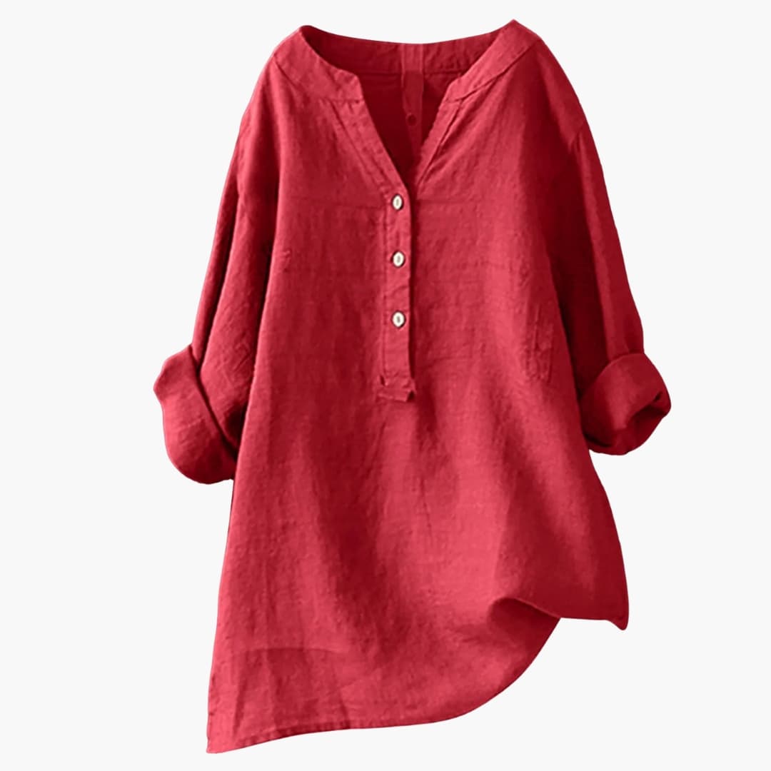 Classic Women's Button Front Shirt