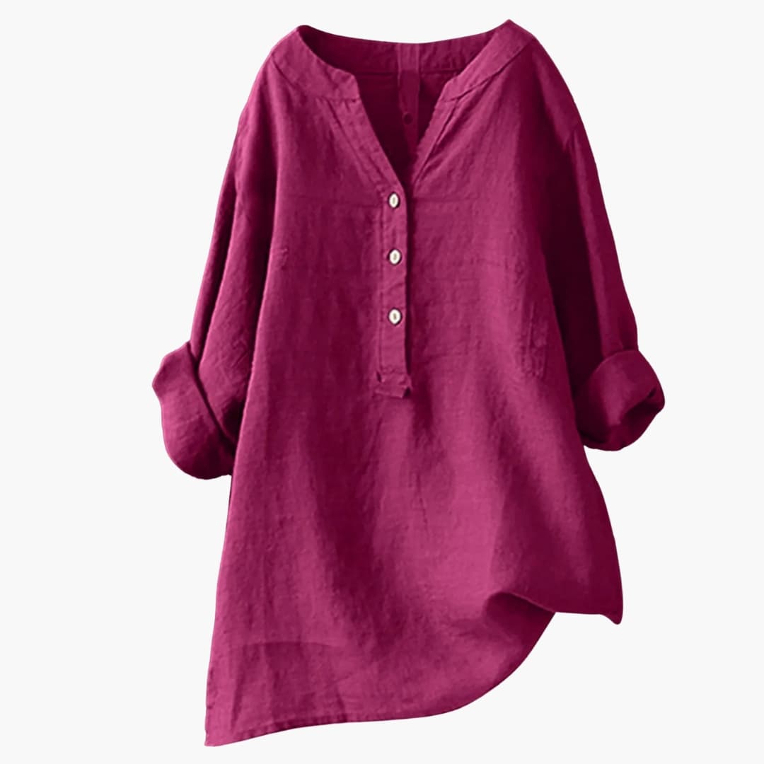Classic Women's Button Front Shirt