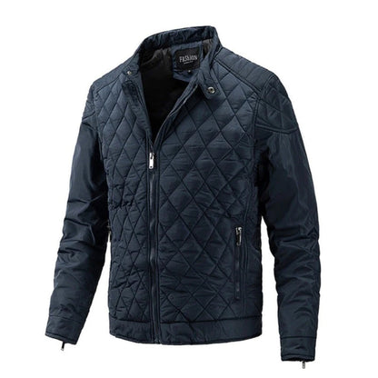 Waterproof Padded Mens Jacket - Zip Up Coat