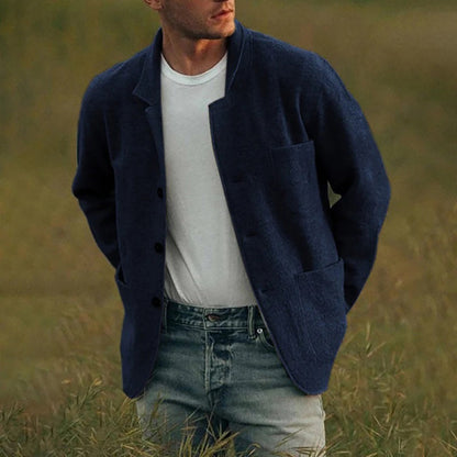 Warm Cozy Mens Cardigan Sweater