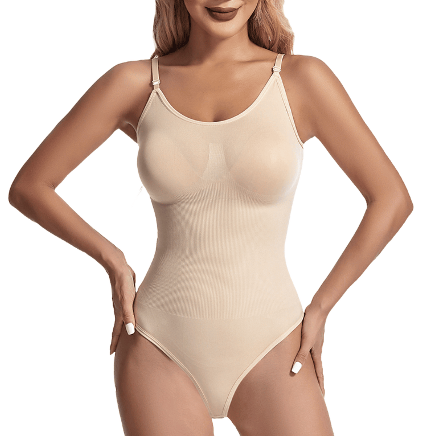 Women's Shapewear Bodysuit - Smooth Tanga Slimming Fit