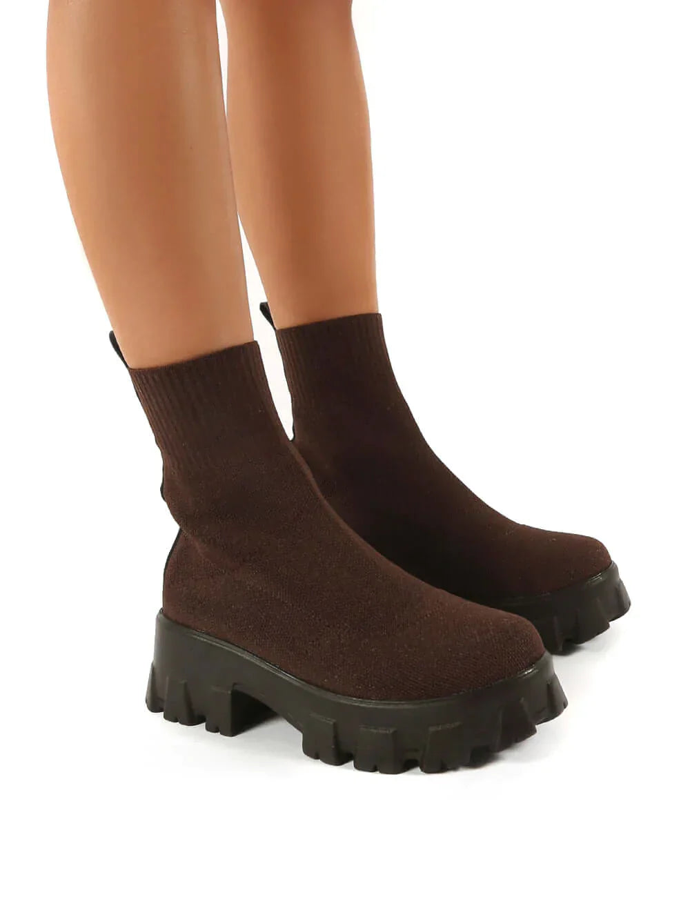 Women's Block Heel Ankle Boots - Soft Stretch Fit - ModishWorld