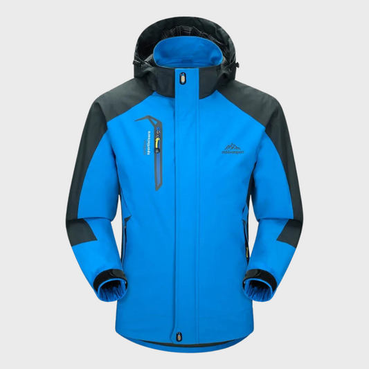 Waterproof Men's Hooded Outdoor Windbreaker Jacket - ModishWorld