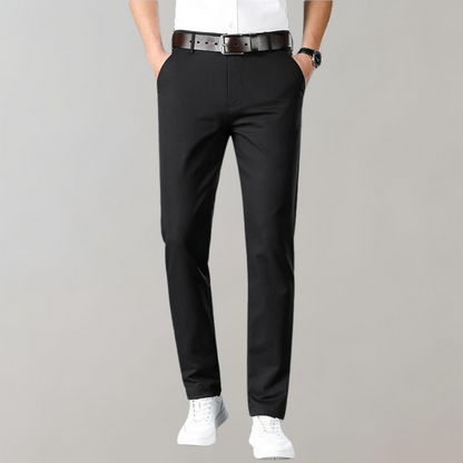 Men's Slim Fit Office Pants - Comfortable & Breathable - ModishWorld