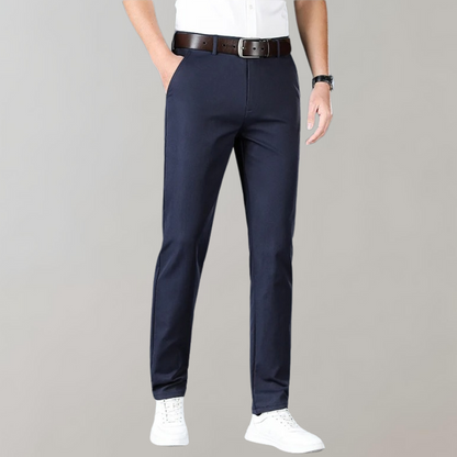Men's Slim Fit Office Pants - Comfortable & Breathable