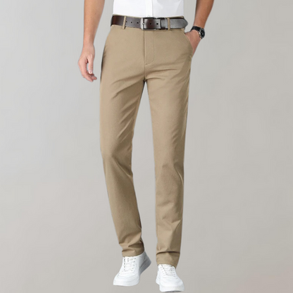 Men's Slim Fit Office Pants - Comfortable & Breathable