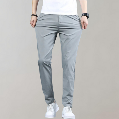 Men's Tailored Fit Office Pants - Comfortable & Breathable