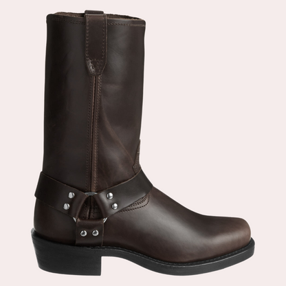 Men's Classic Brown Leather Western Boots