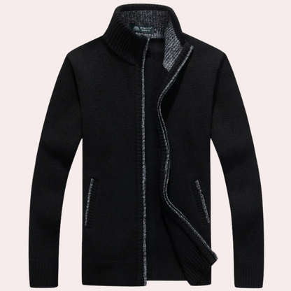 Cozy Mens Zip Up Sweater