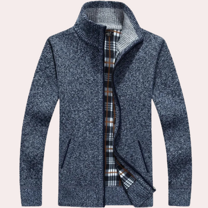 Cozy Mens Zip Up Sweater