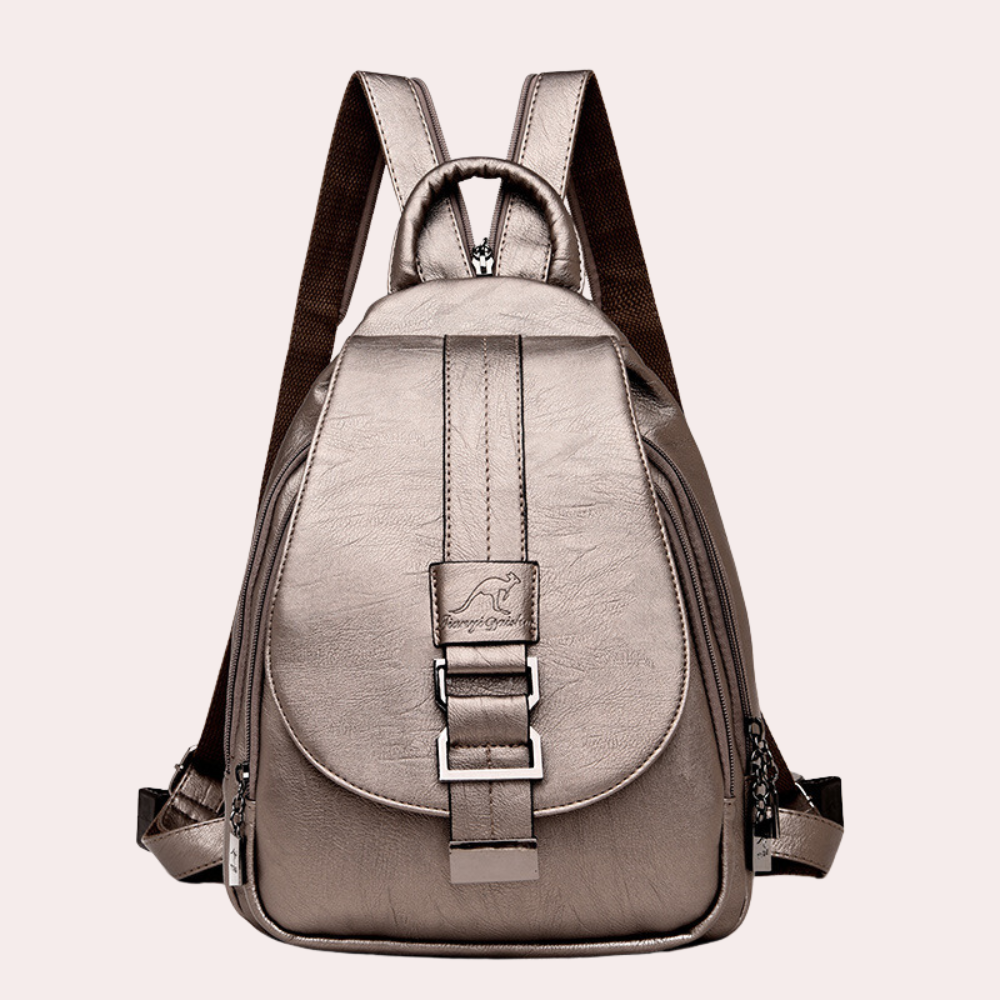 Stylish Women's Leather Daypack