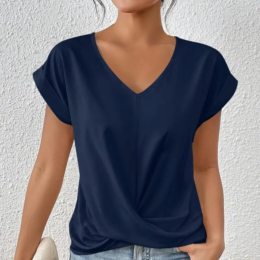 Fashionable Women's V-Neck T-Shirt