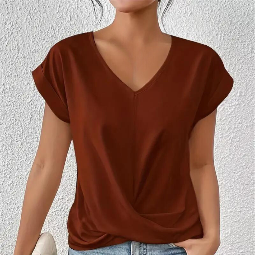 Fashionable Women's V-Neck T-Shirt