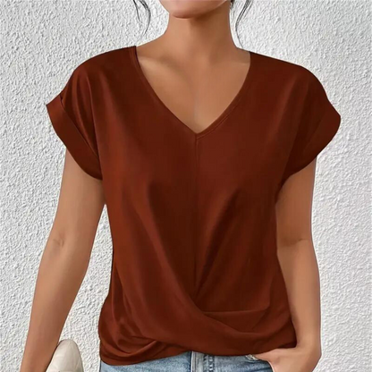 Fashionable Women's V-Neck T-Shirt
