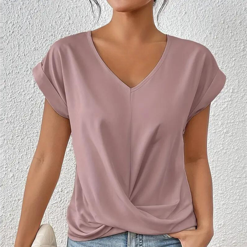 Fashionable Women's V-Neck T-Shirt