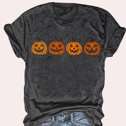Comfy Fall Pumpkin Tee for Women