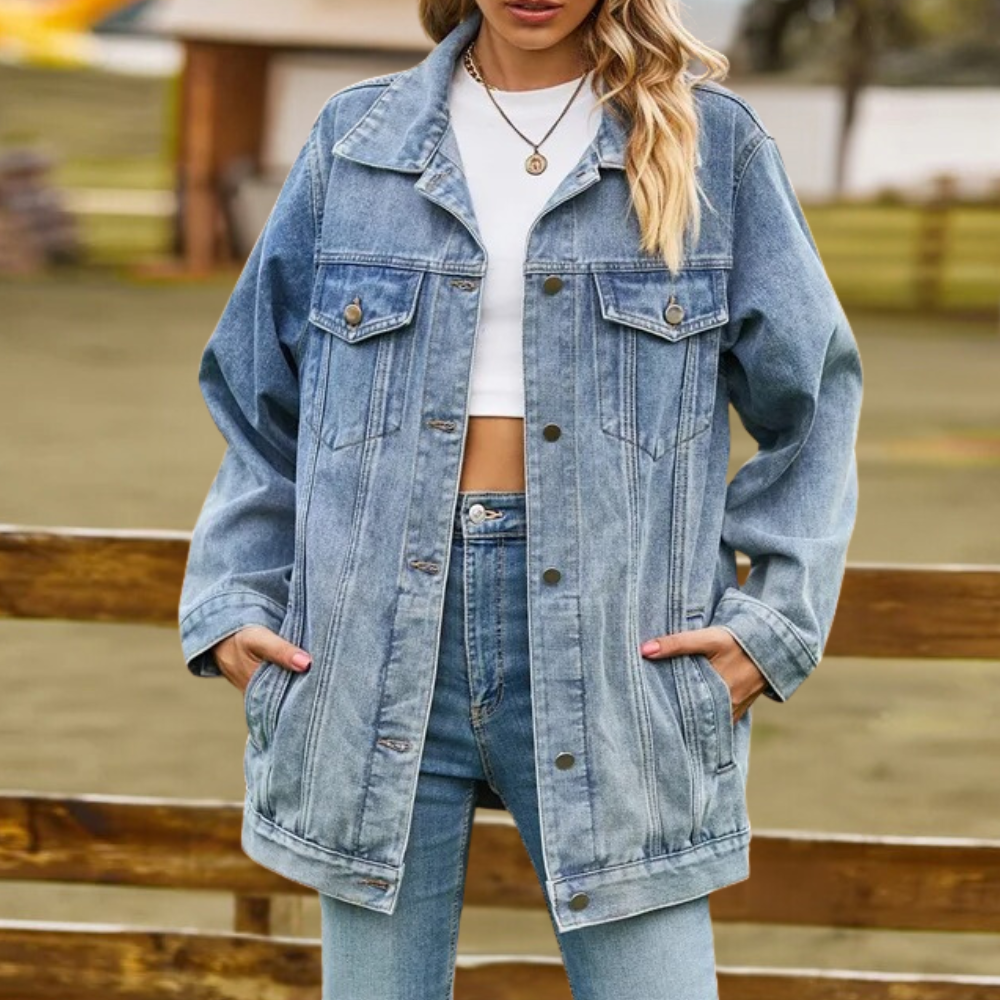 Classic Women's Comfortable Jeans Jacket