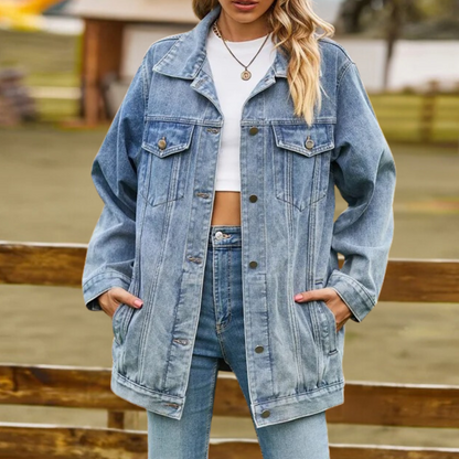 Classic Women's Comfortable Jeans Jacket