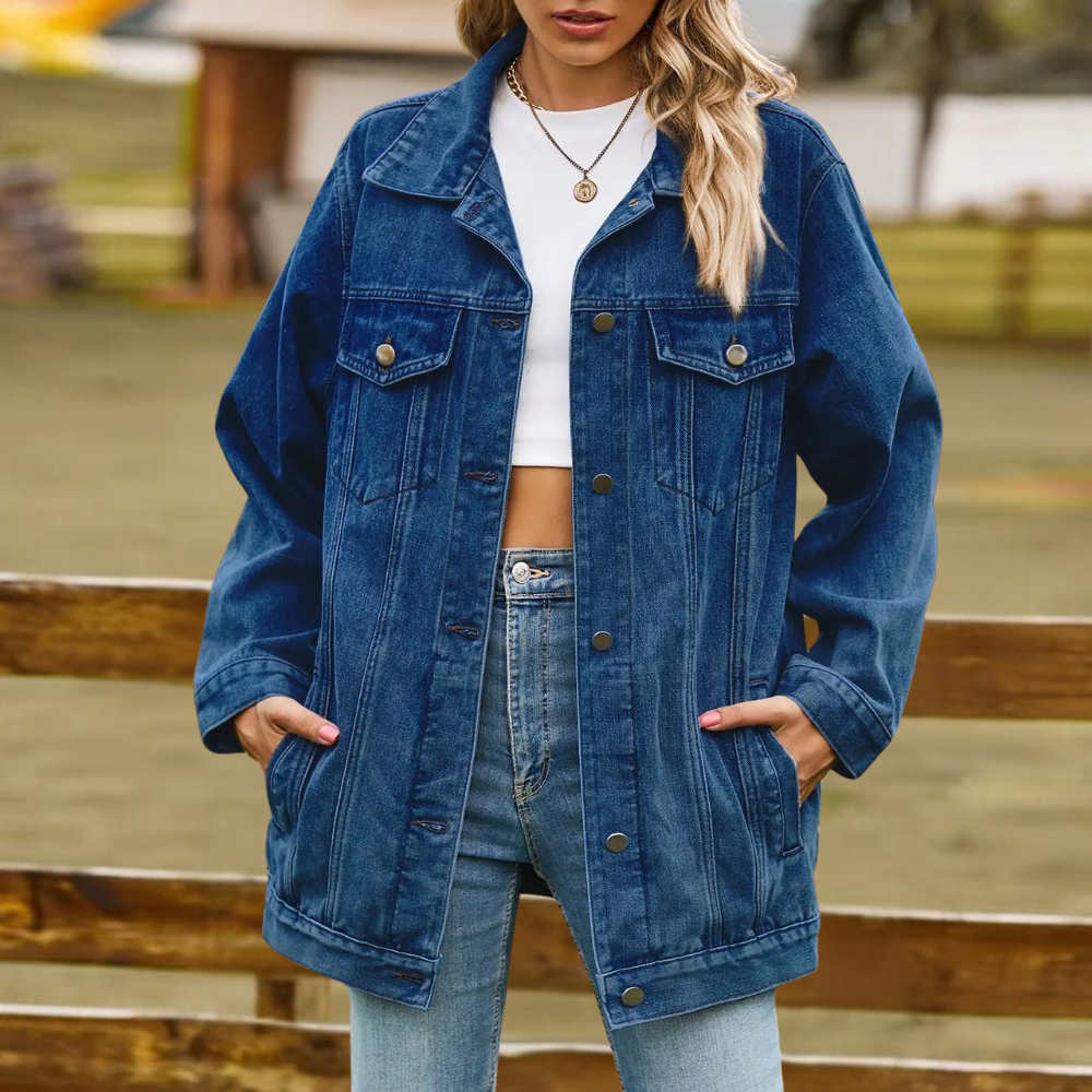 Classic Women's Comfortable Jeans Jacket