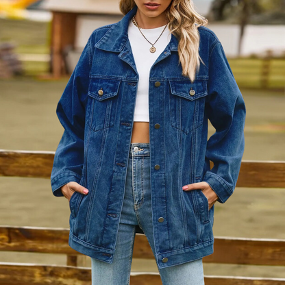 Classic Women's Comfortable Jeans Jacket