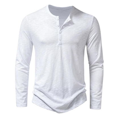 Relaxed Fit Casual Long Sleeve Mens Shirt