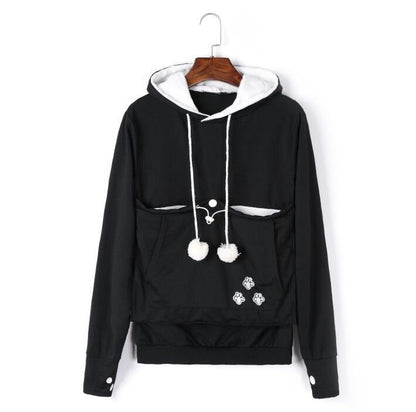 Universal Sweatshirt - Dog Pocket Hoodie with Adjustable Drawstring - ModishWorld