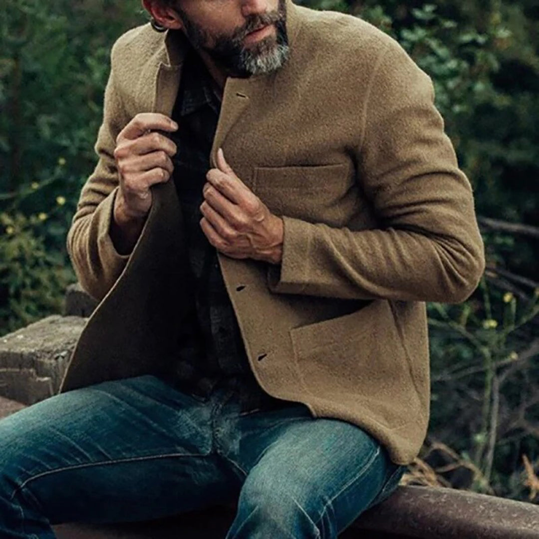 Warm Cozy Mens Cardigan Sweater