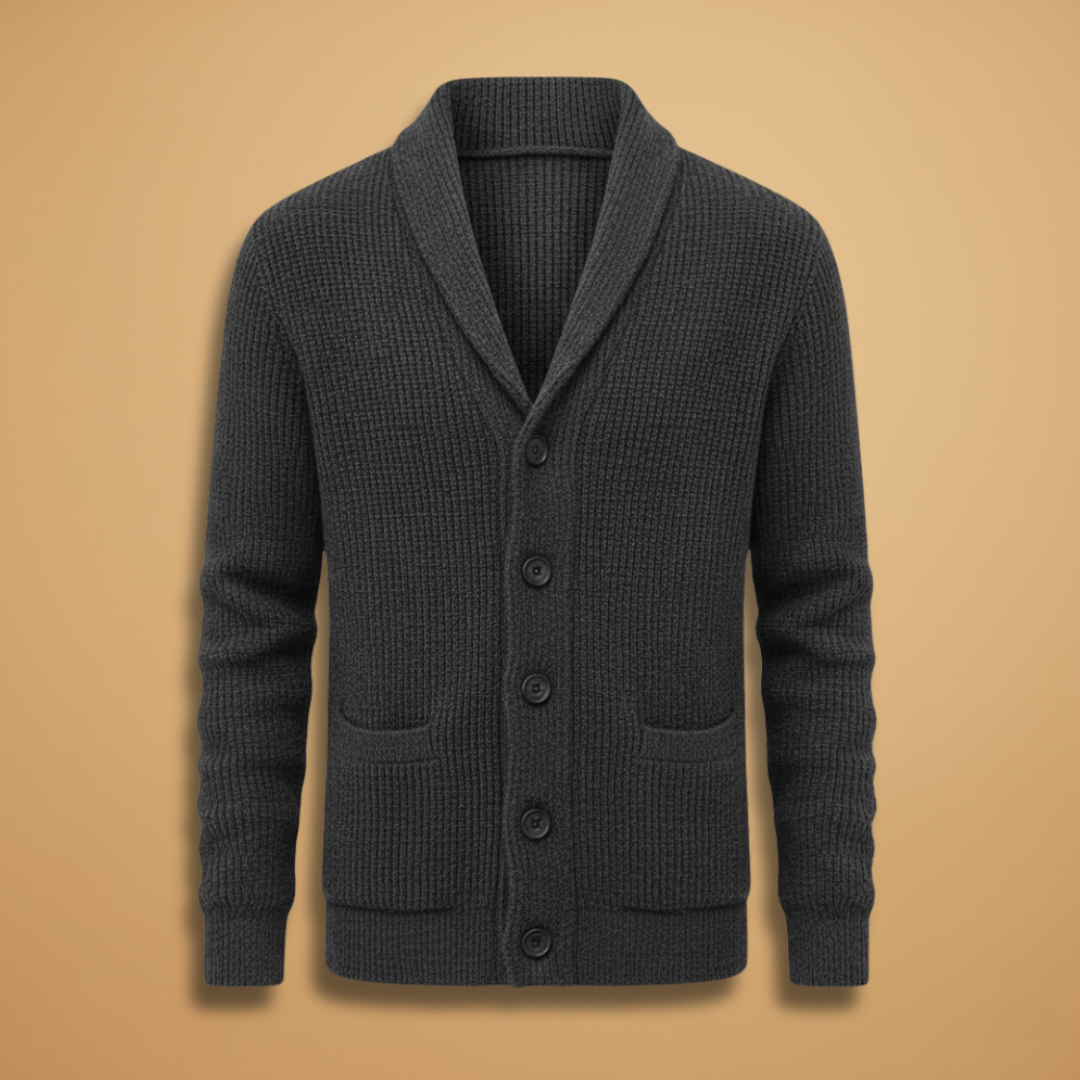 Cozy Men's Open Front Cardigan Sweater - Modish World