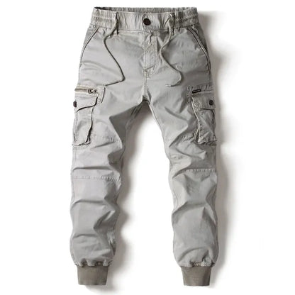 Men's Casual Cargo Pants - Relaxed Fit with Extra Pockets