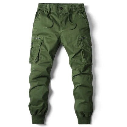 Men's Casual Cargo Pants - Relaxed Fit with Extra Pockets