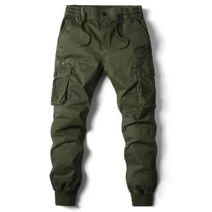 Men's Casual Cargo Pants - Relaxed Fit with Extra Pockets