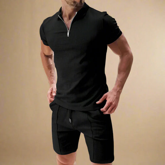 Casual Mens Polo Short Set - ModishWorld