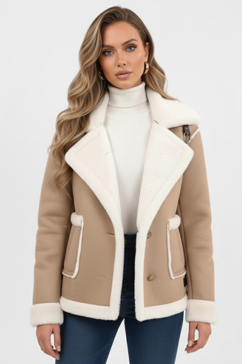 Cozy Women's Faux Fur Lined Winter Jacket - Modish World