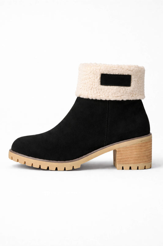 Chic Women's Faux Fur Ankle Boots - Modish World
