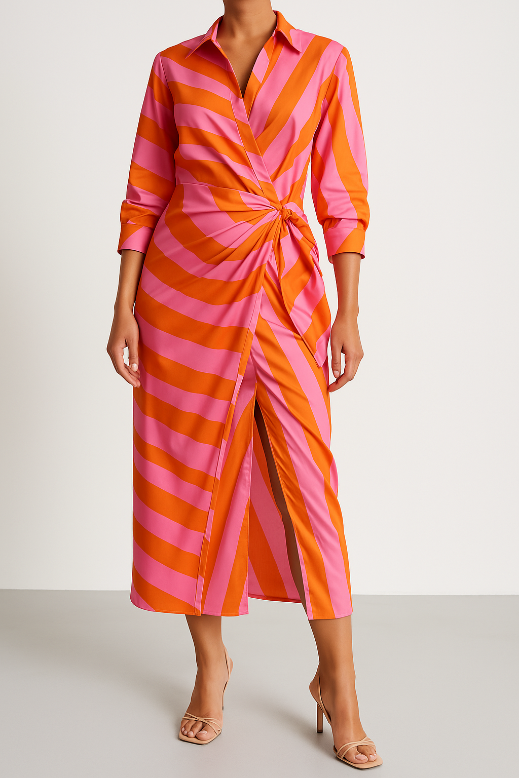 Stylish Women's Wrap Around Dress - ModishWorld