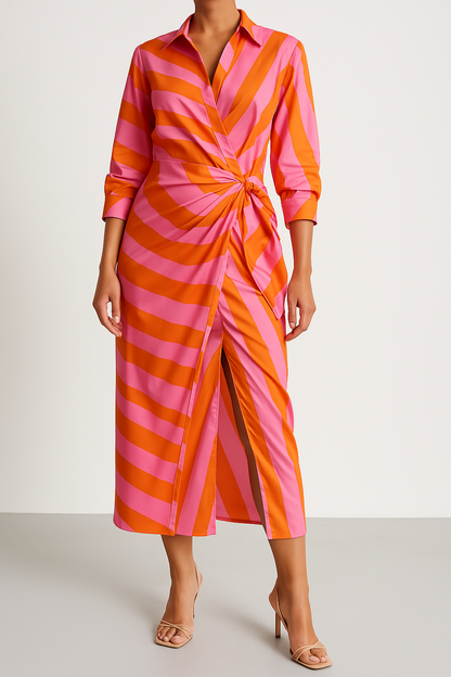 Stylish Women's Wrap Around Dress - ModishWorld