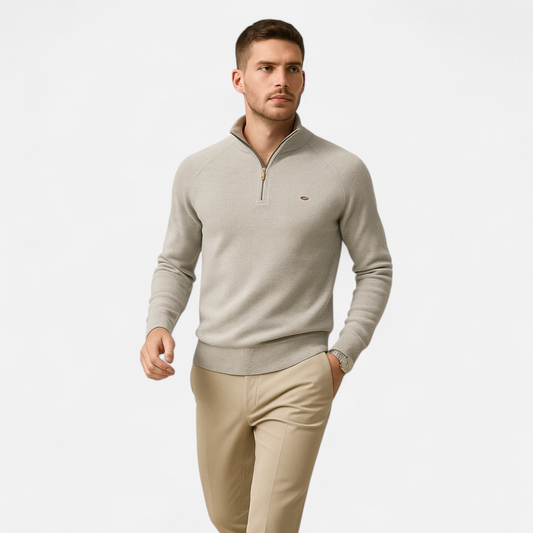 Briscoe Men's Warm Half Zip Knitted Sweater - Modish World