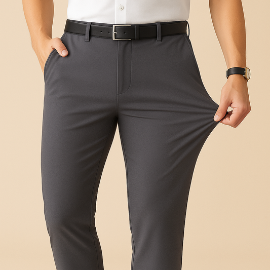 Comfortable Elastic Waist Chino Pants for Men - Modish World