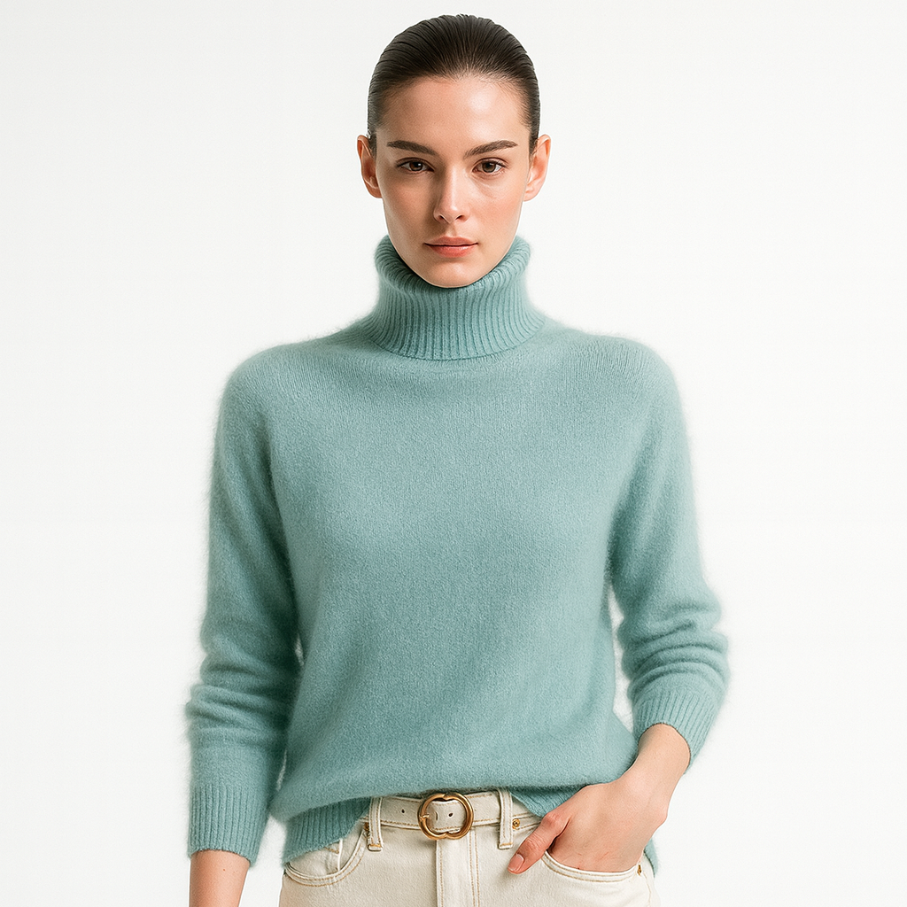 Women's Soft Crew Neck Winter Sweater