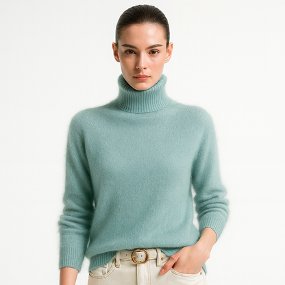 Women's Soft Crew Neck Winter Sweater