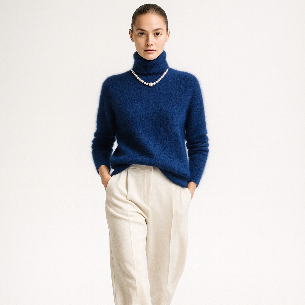 Women's Soft Crew Neck Winter Sweater