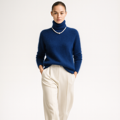 Women's Soft Crew Neck Winter Sweater