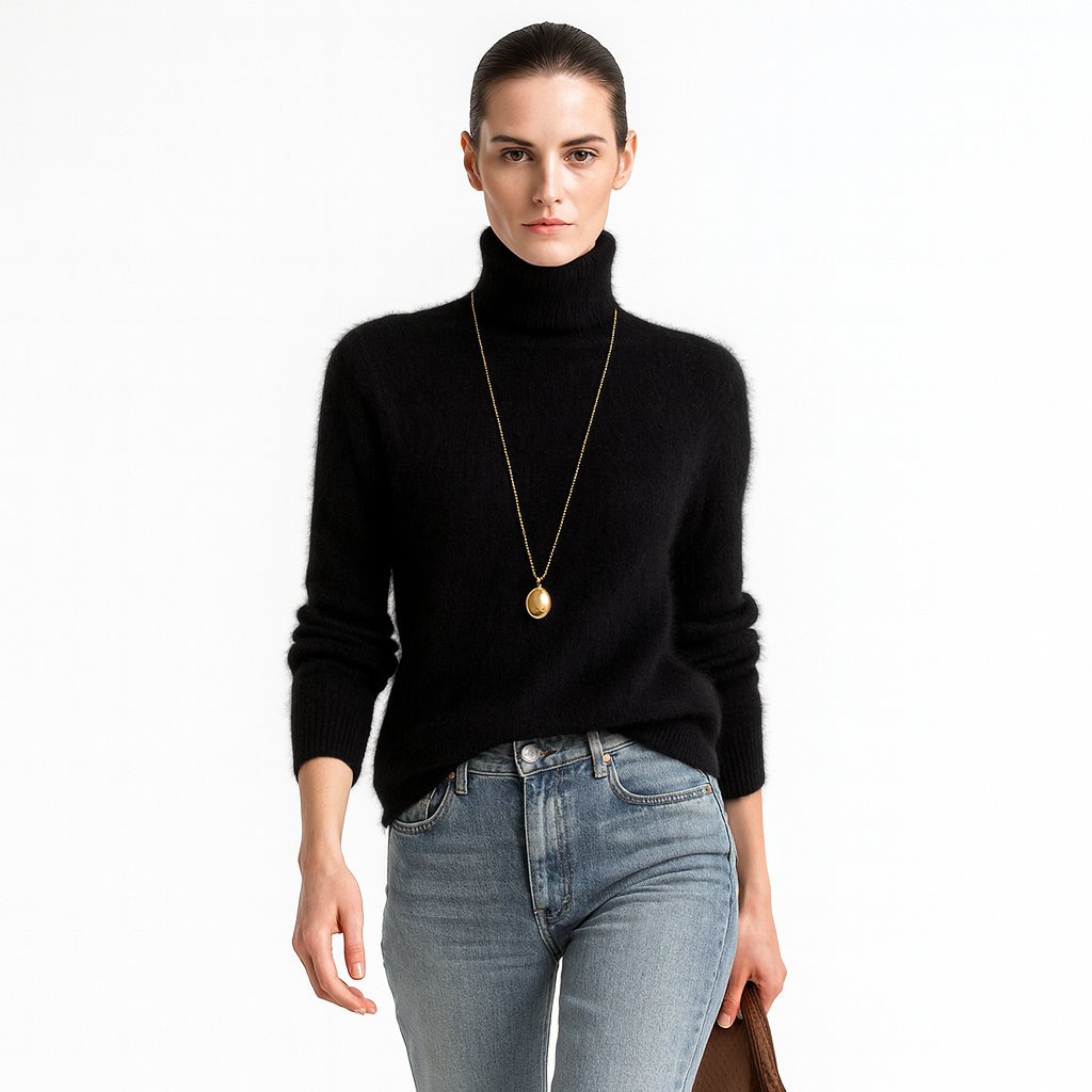 Women's Soft Crew Neck Winter Sweater
