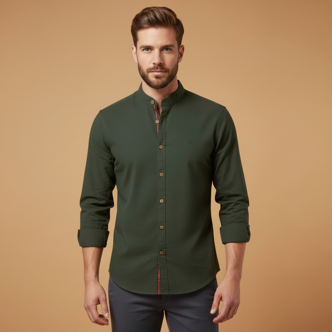 Classic Casual Button Down Men's Shirt