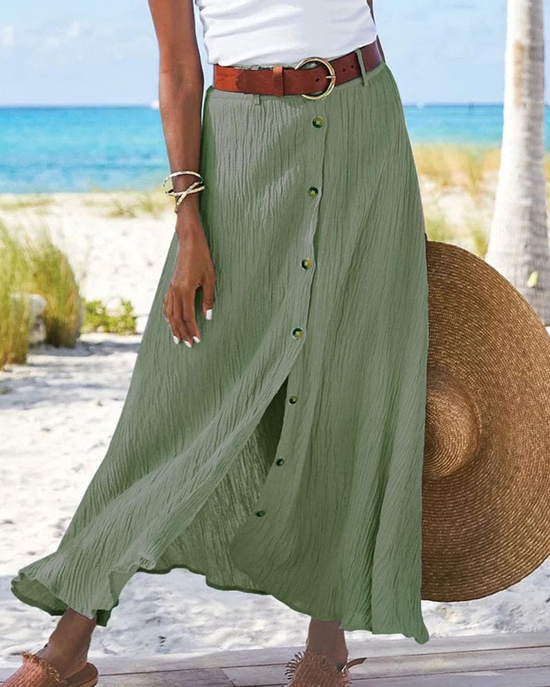 Comfy Flowy Maxi Skirt for Ladies - ModishWorld