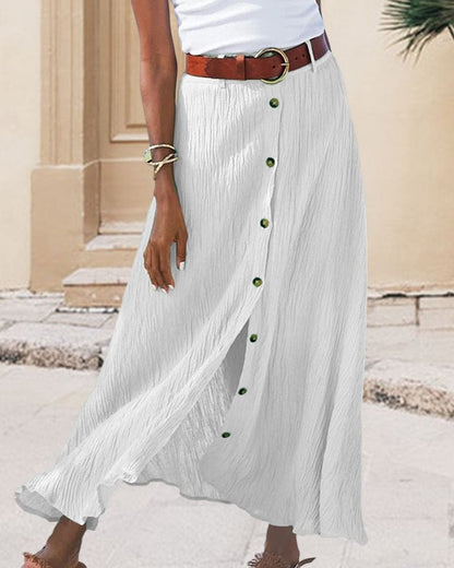 Comfy Flowy Maxi Skirt for Ladies