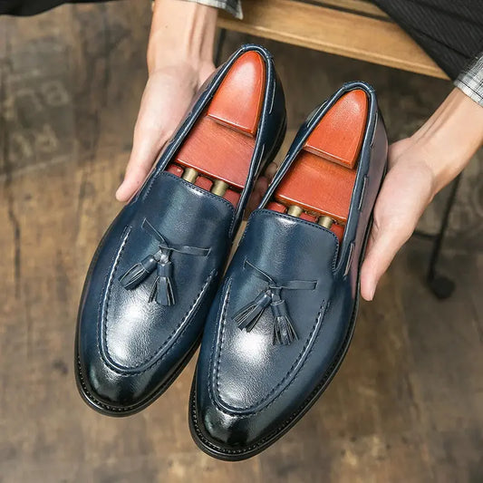 Classic Men's Leather Slip On Shoes - Modish World